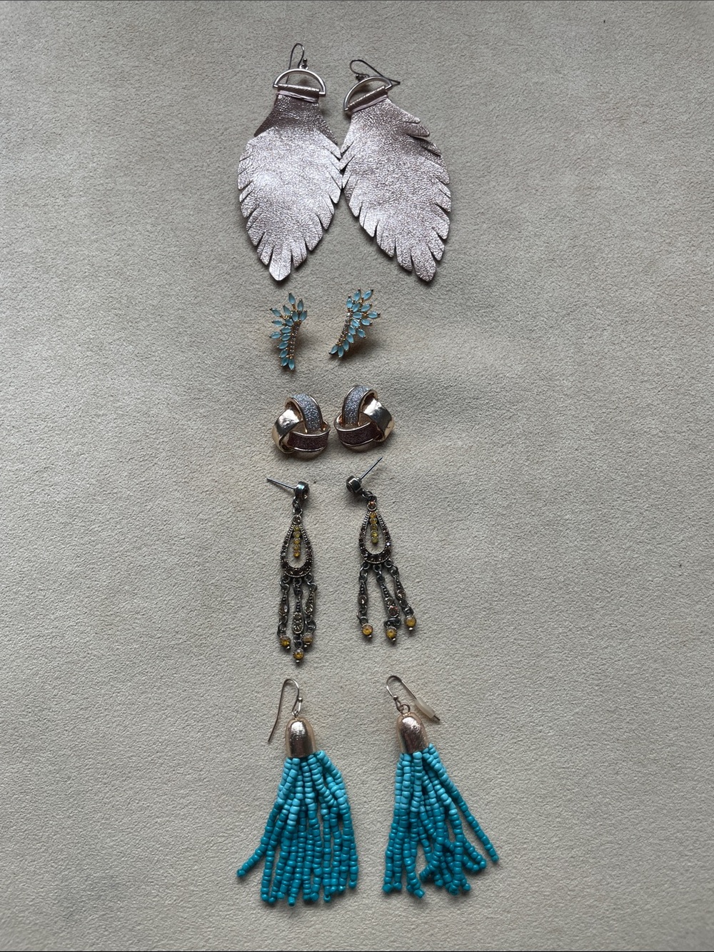 Earring haul!  5 pairs